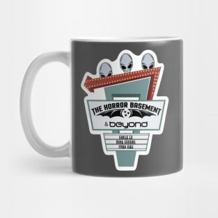 The Horror Basement & Beyond Alien Logo Mug